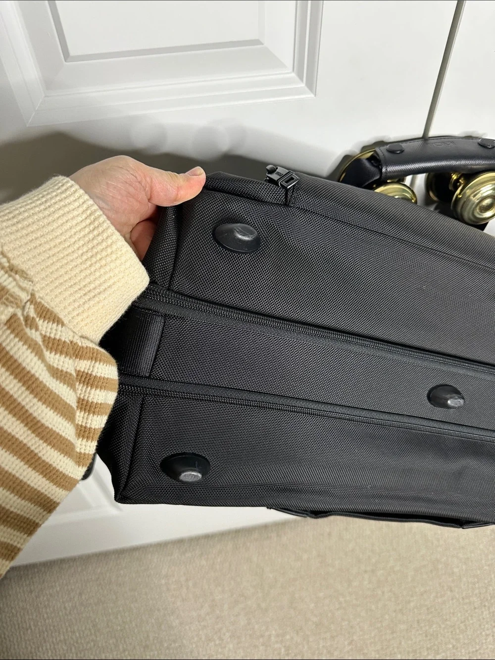 TUMI Alpha II Expandable Duffle Bag Black